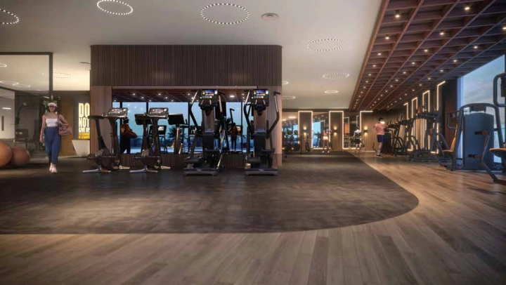 Gym interior