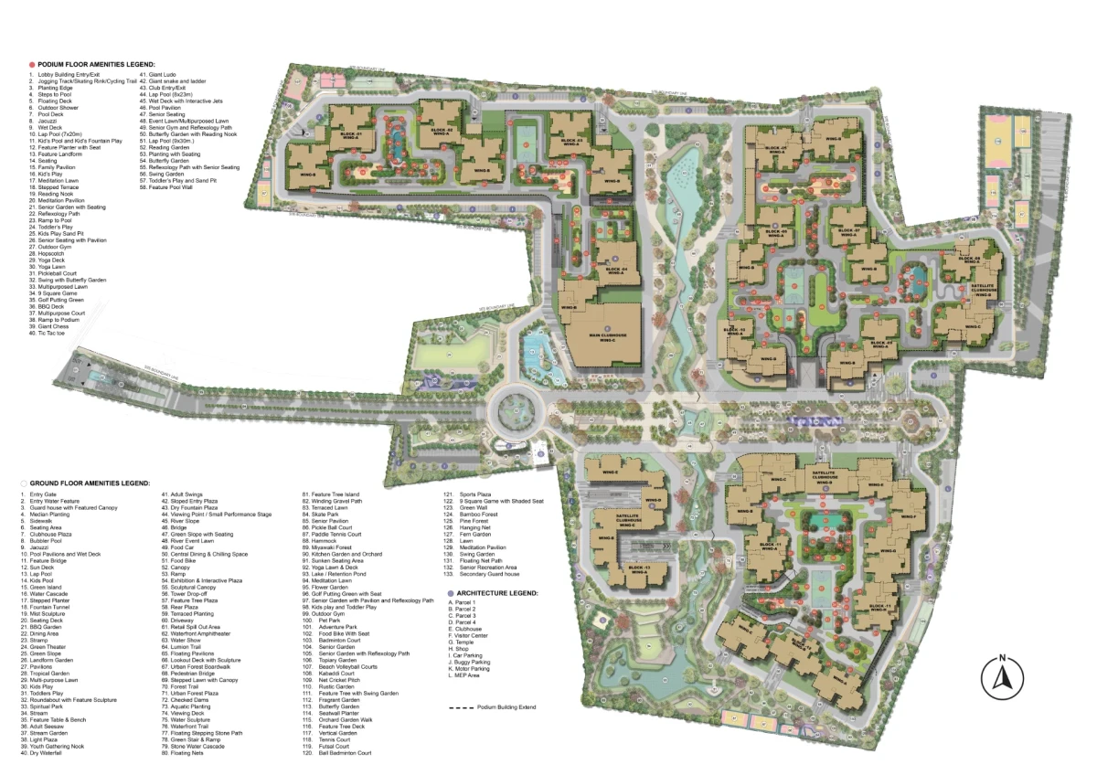 Sattva City master plan image